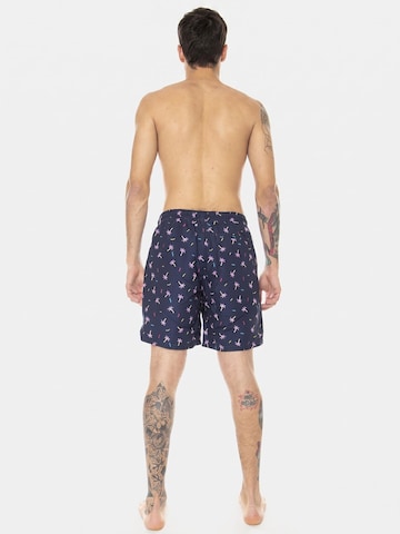 Boardshorts 'Confetti Palm Long' Happy Socks en bleu