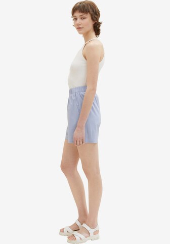 TOM TAILOR DENIM Loosefit Shorts in Blau