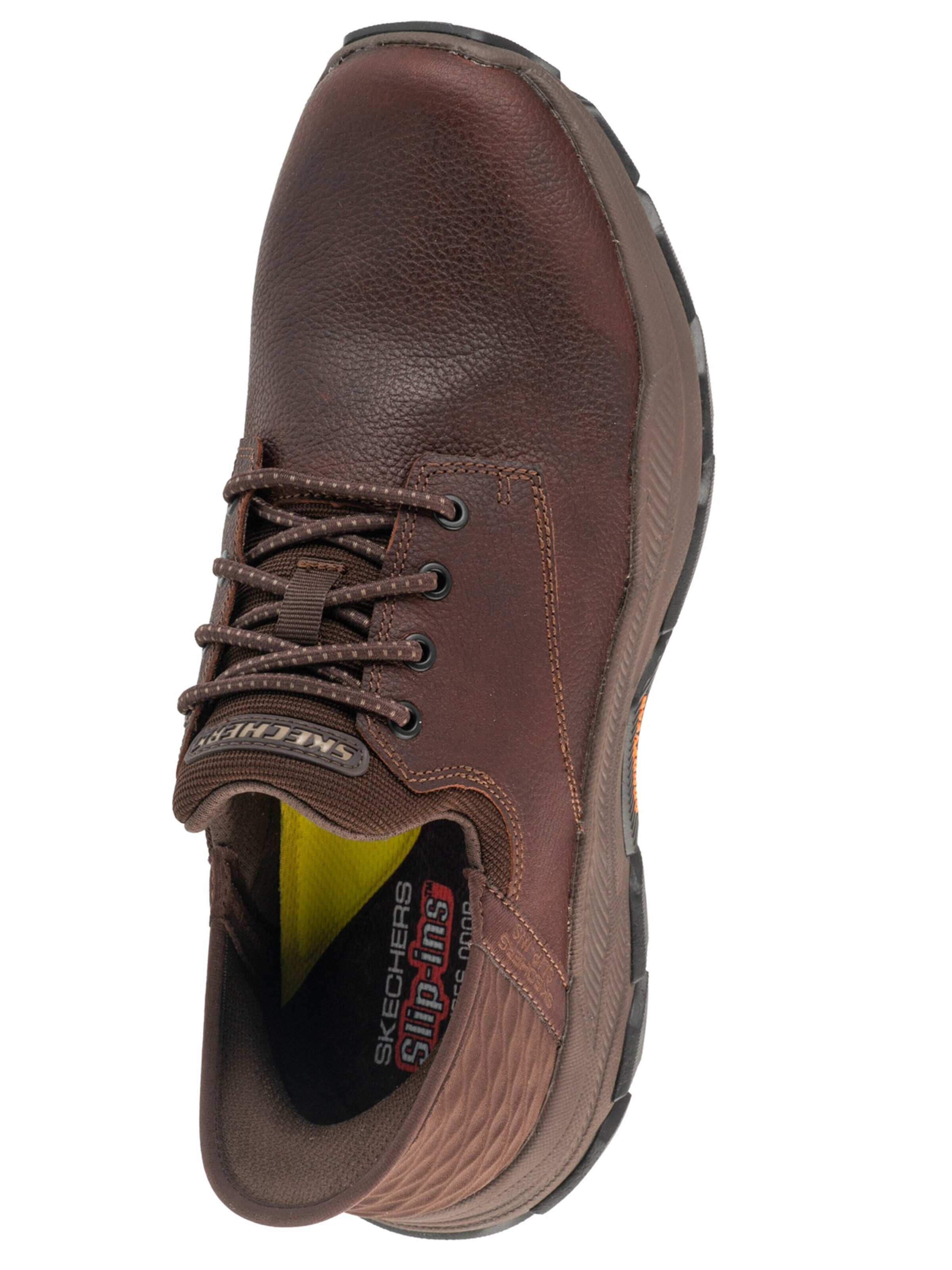 SKECHERS Sneakers laag 'Respected - Garrett' in Bruin