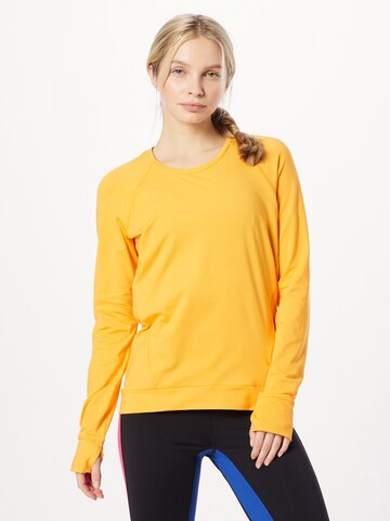 T-shirt fonctionnel ESPRIT en orange : devant