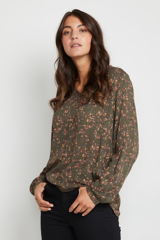 Kaffe Blouse 'Rita' in Groen: voorkant