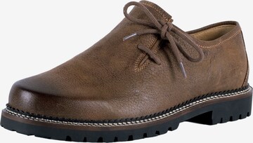 STOCKERPOINT Traditional Shoes 'Hartmut' in Brown: front