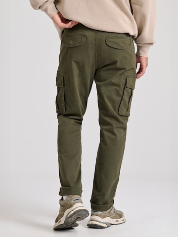 Regular Pantalon cargo Funky Buddha en vert