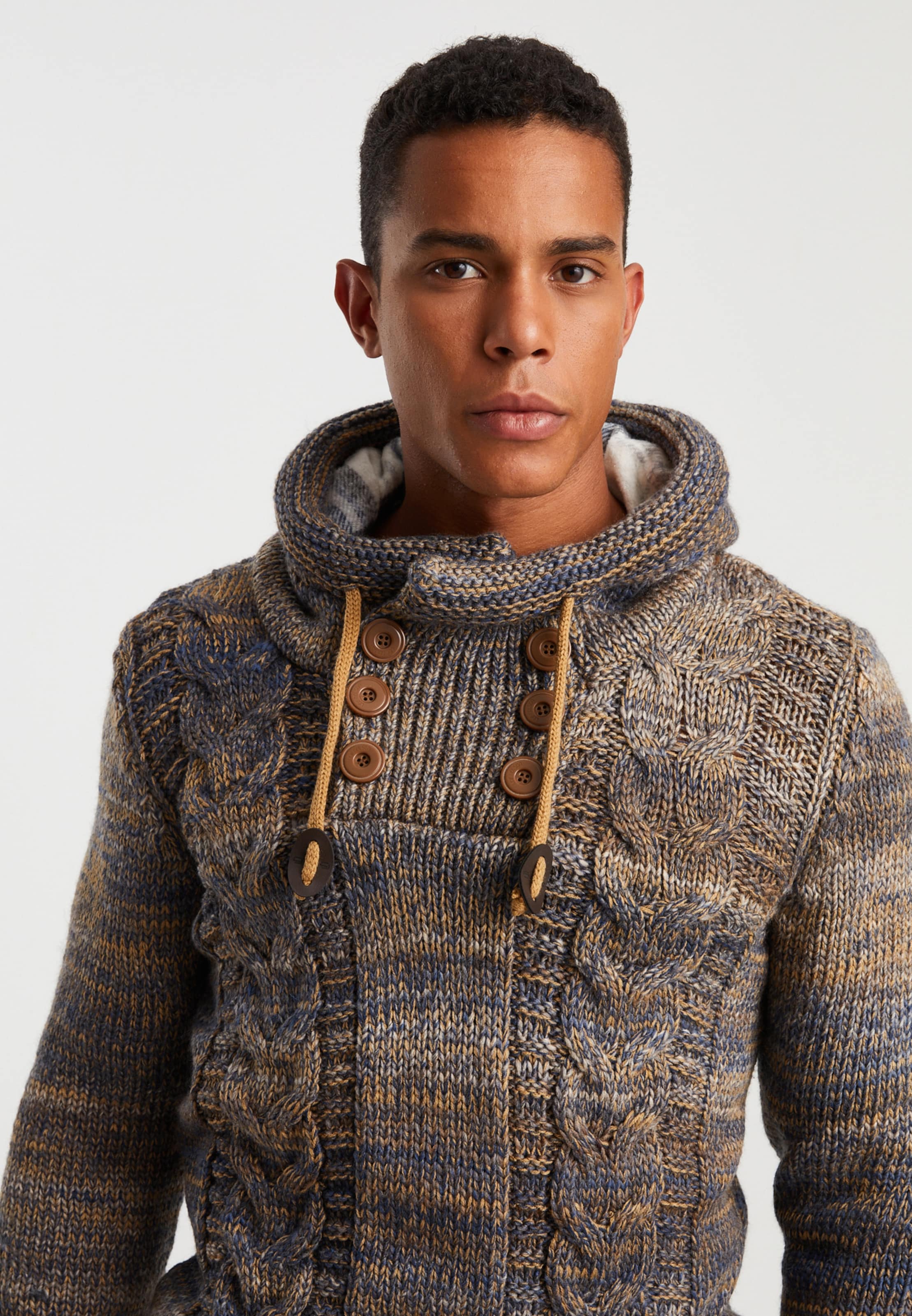 Leif Nelson Sweater in Brown ABOUT YOU