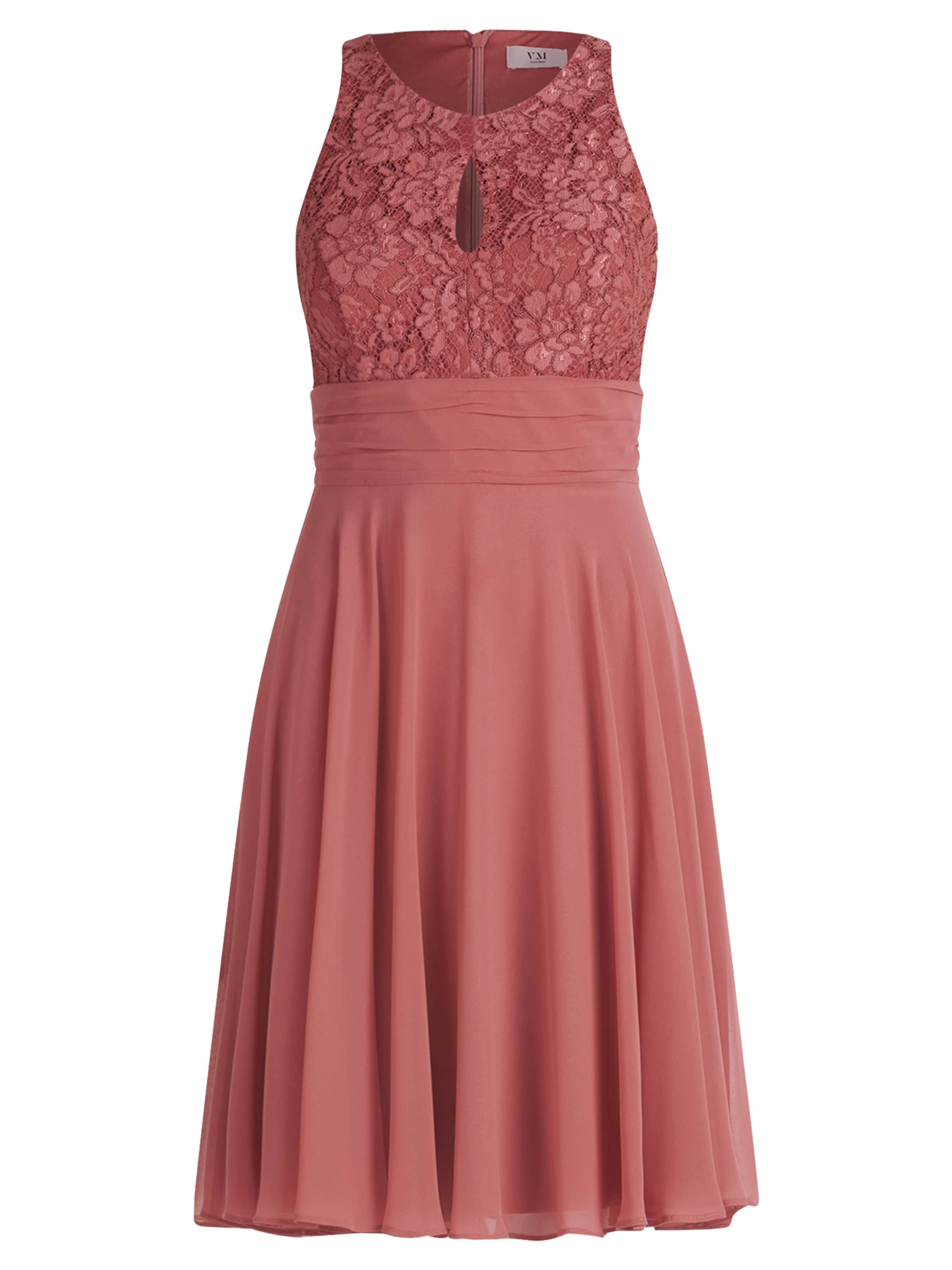 Abito da cocktail di Vera Mont in rosso: frontale