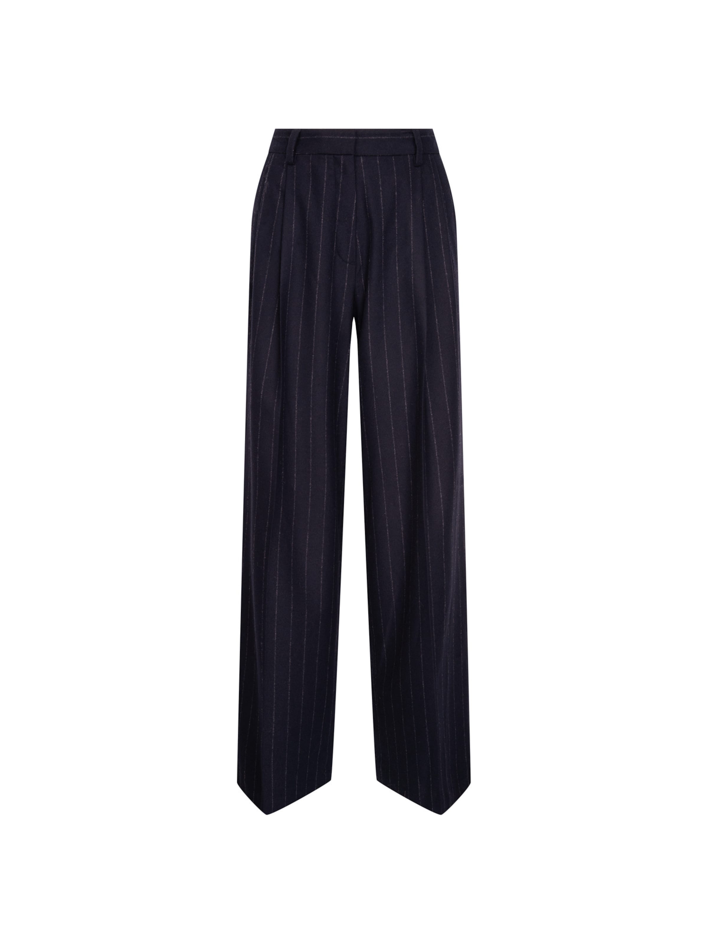 SEIDENSTICKER Wide leg Pantalon 'September Drop 252' in Blauw: voorkant