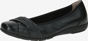 CAPRICE Ballerina in Schwarz: Vorderseite