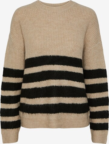 PIECES Sweater 'BROOKS' in Beige: front