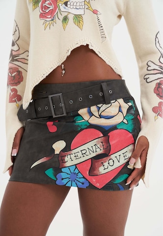 Ed Hardy Hame 'Ewige Liebe' värissä musta: etupuoli