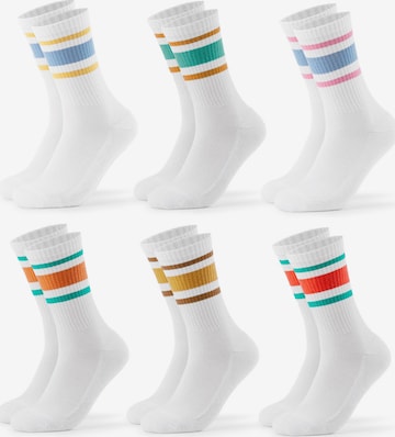 Chaussettes de sport 'Steffi' Occulto en blanc : devant