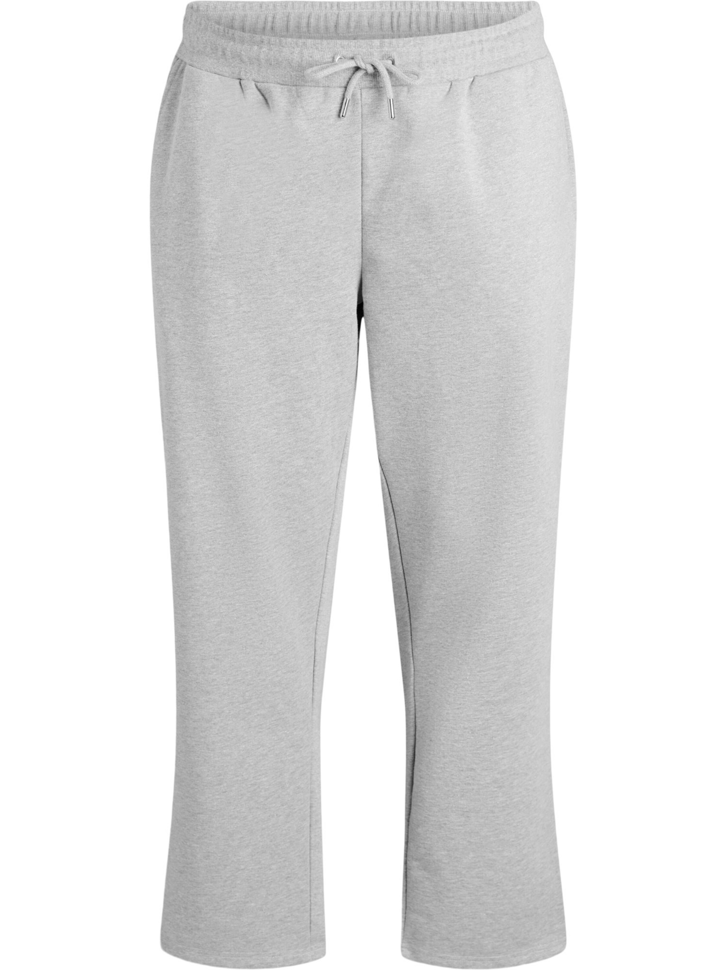 Active by Zizzi Regular Hose 'ASIN' in Grau: Vorderseite