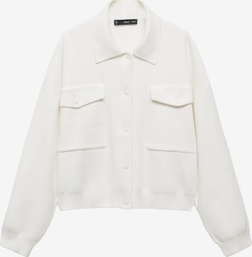 Cardigan 'Quinn' MANGO en blanc : devant