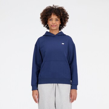 new balance Sportief sweatshirt in Blauw: voorkant
