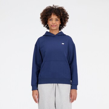 Sweat de sport new balance en bleu : devant