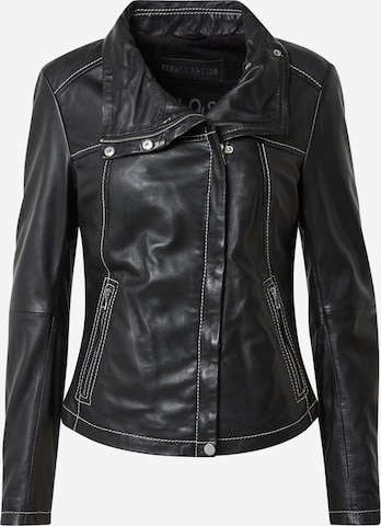 FREAKY NATION Between-Season Jacket 'Lenie' in Black: front