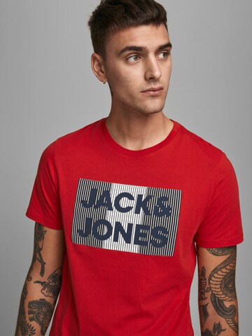 JACK & JONES - Camiseta en rojo