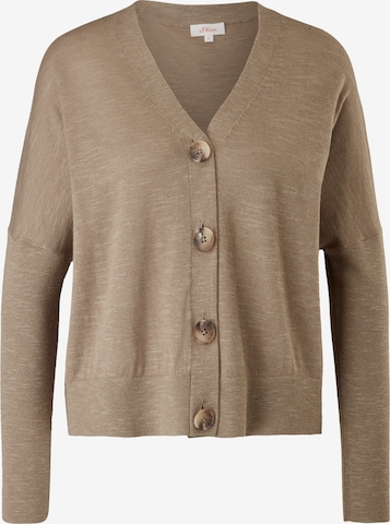 Cardigan s.Oliver en vert : devant