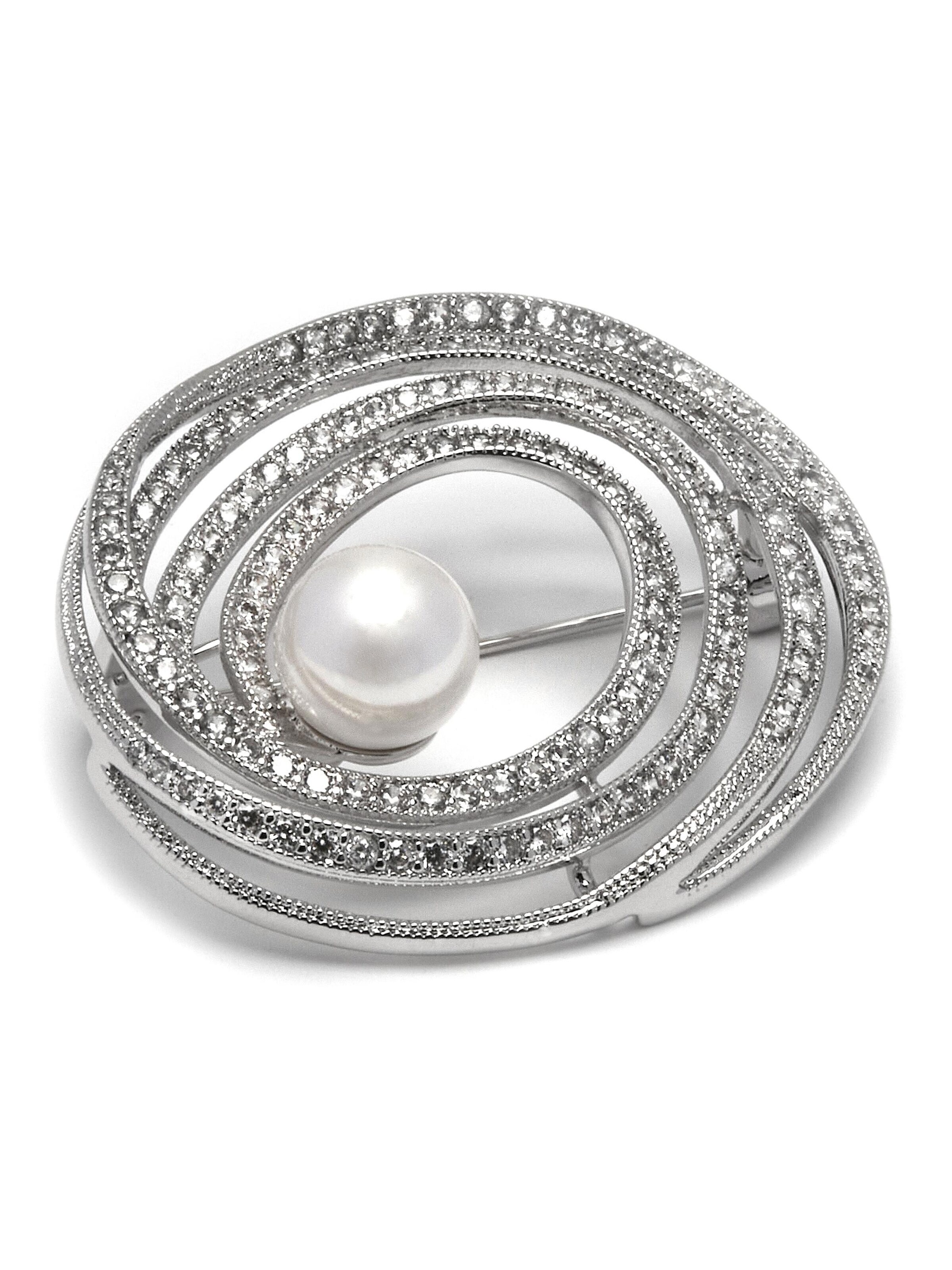 Luxenter Brooch 'Telah' in White