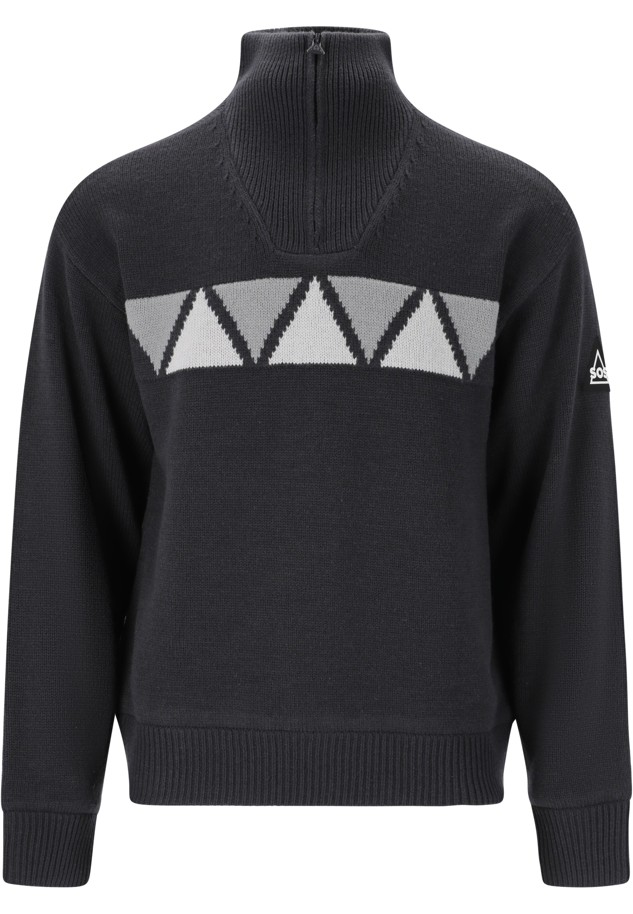 SOS Pullover 'Aboda' in Blau: Vorderseite