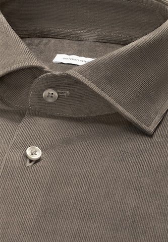 SEIDENSTICKER Regular fit Button Up Shirt in Brown