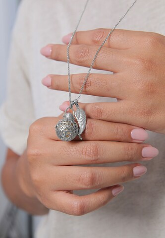 Nenalina Necklace 'Engelsflüsterer' in Silver: front