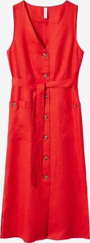 MANGO Letní šaty 'SAUSALIT' – červená: přední strana