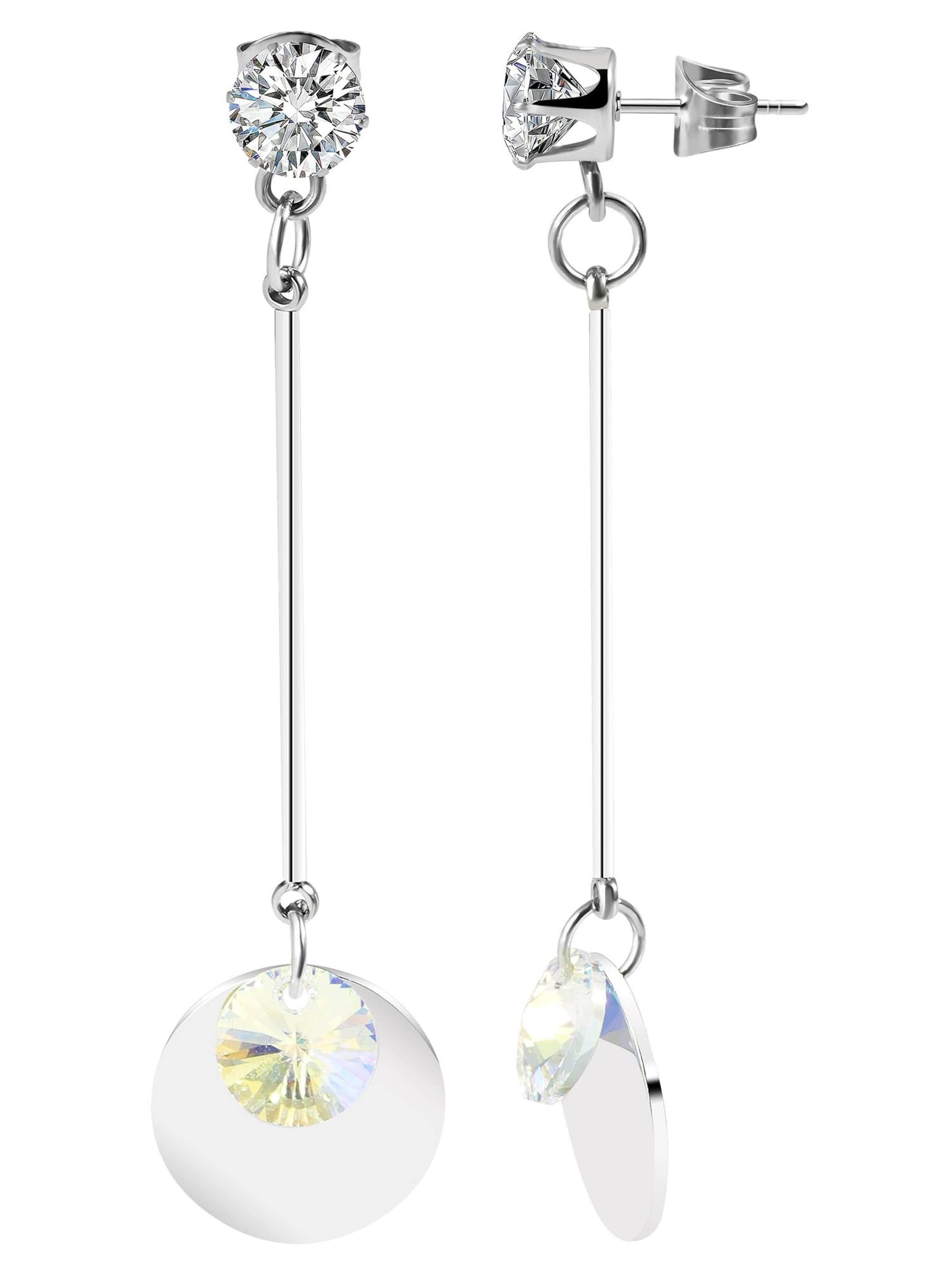 Akzent Earrings 'Danka, silberfarbig, langlebig' in Silver