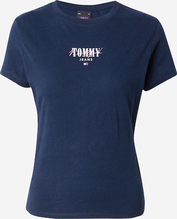 Tommy Jeans Curve Shirt 'ESSNTL' in Blue: front