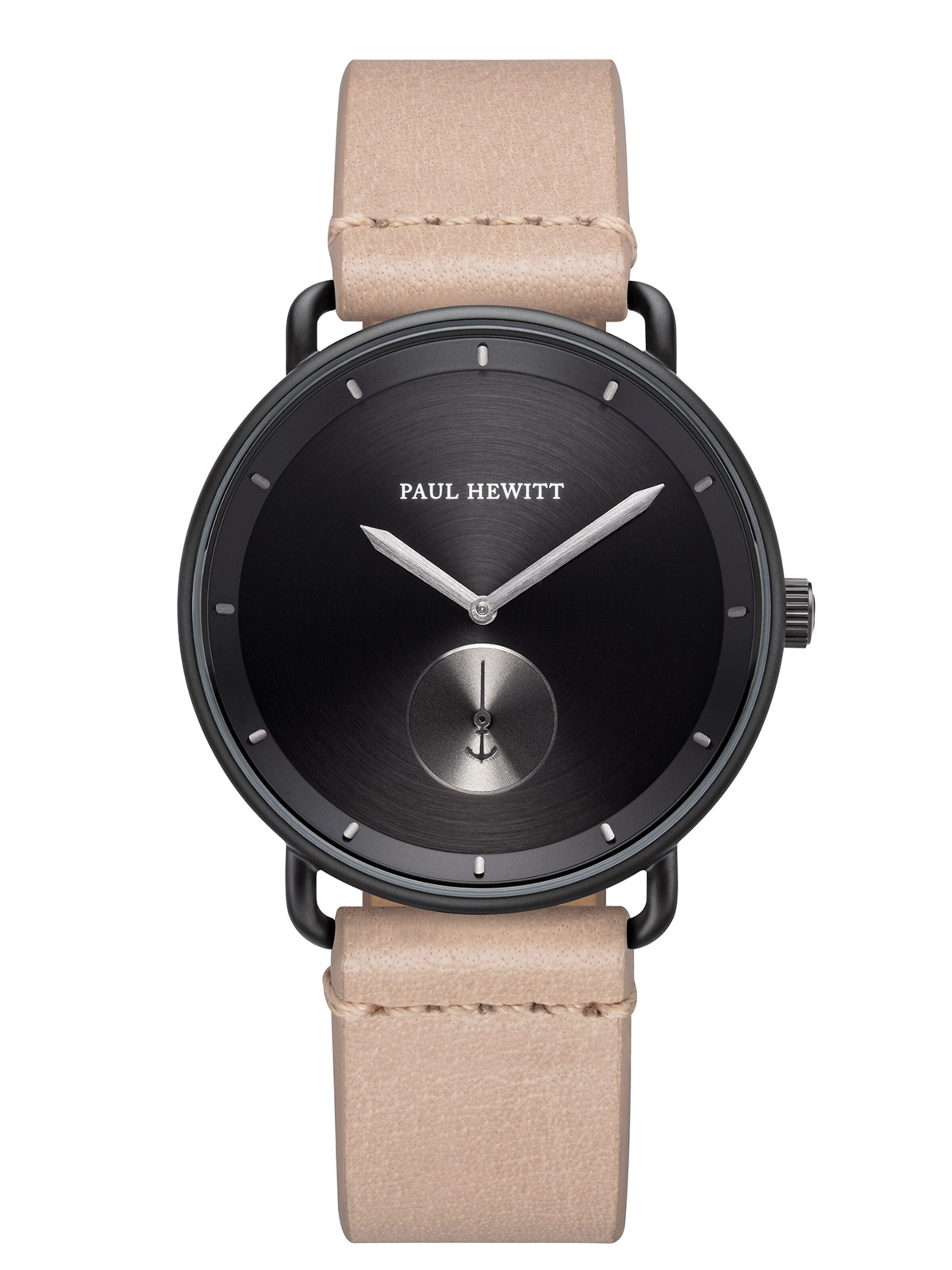 Paul Hewitt Analog Watch in Black: front