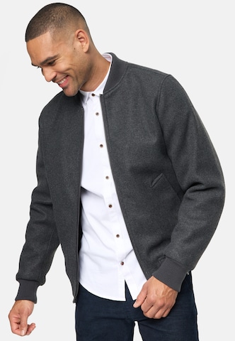 INDICODE JEANS Between-Season Jacket 'ltonius' in Grey: front