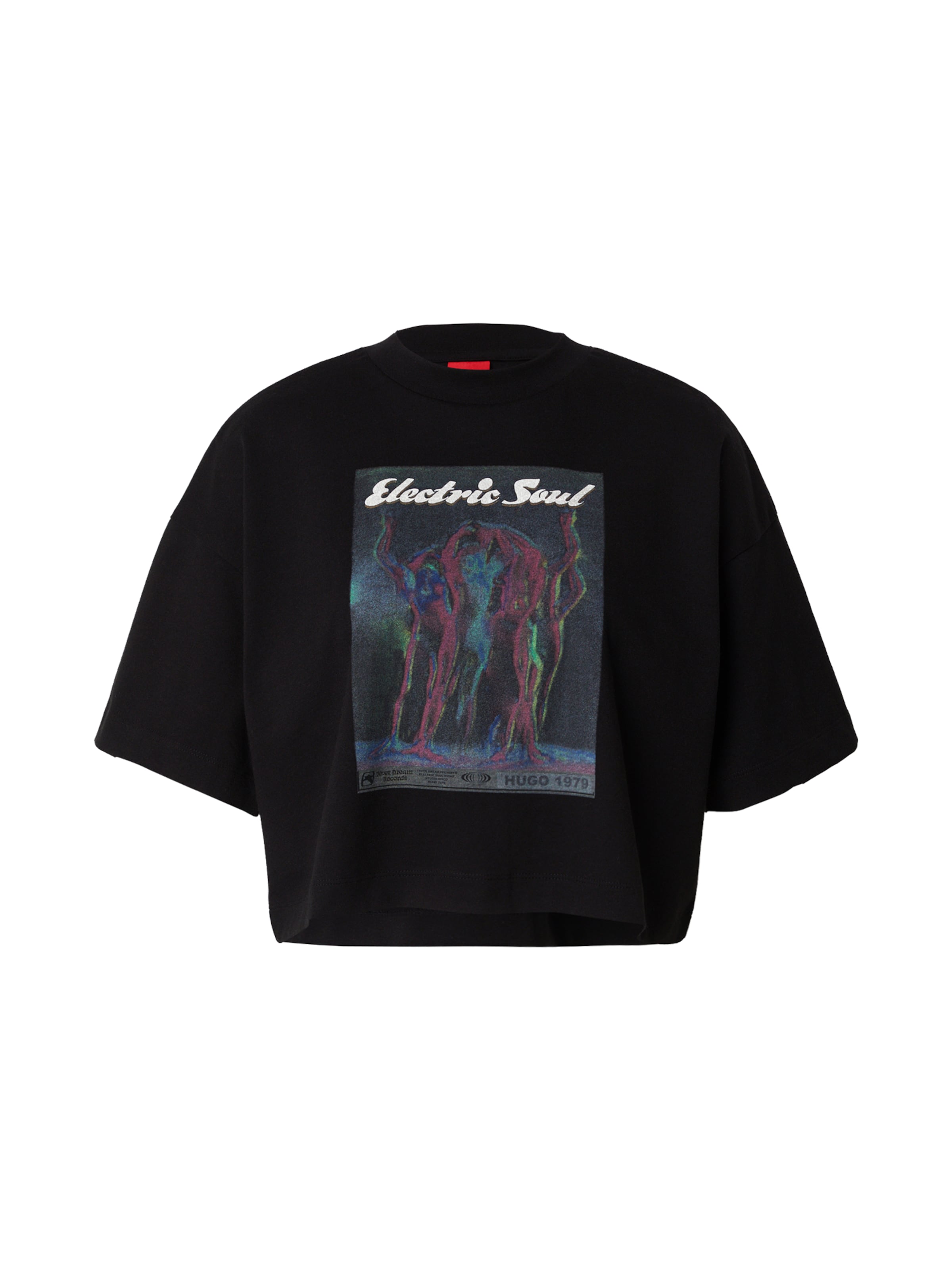 HUGO Shirt in Schwarz: Vorderseite