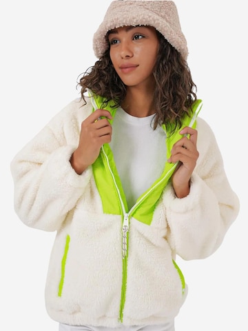 Veste en polaire Bigdart en blanc