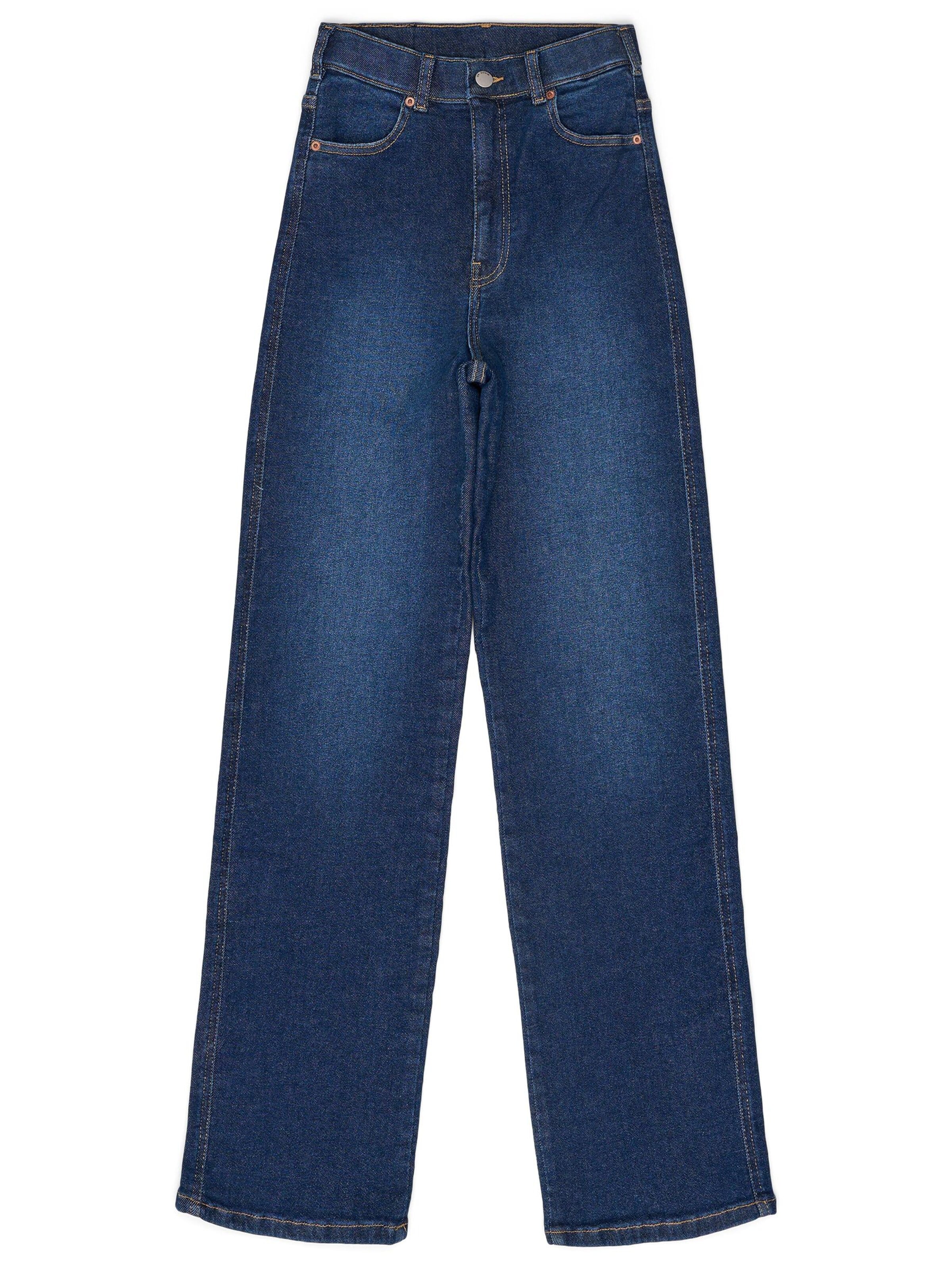 Dr. Denim Jeans 'Moxy High Straight Jeans' in Blue: front
