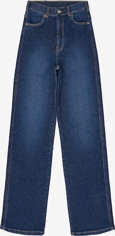 Dr. Denim Jeans 'Moxy High Straight Jeans' in Blauw: voorkant