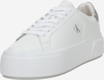 Sportbačiai be auliuko iš Calvin Klein, spalva – sidabrinė / balta, Prekių apžvalga