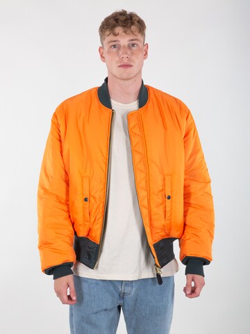 ALPHA INDUSTRIES Kevad-sügisjope 'MA-1', värv roheline