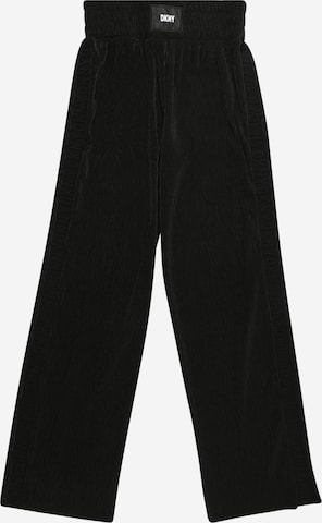 DKNY Normalny krój Spodnie w kolorze czarny: przód
