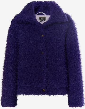 faina Winter Jacket in Purple: front