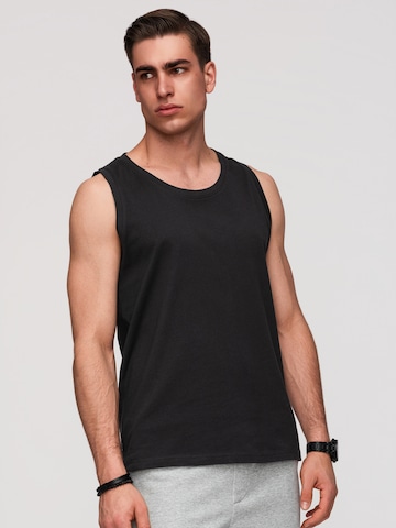 Ombre Shirt in Schwarz
