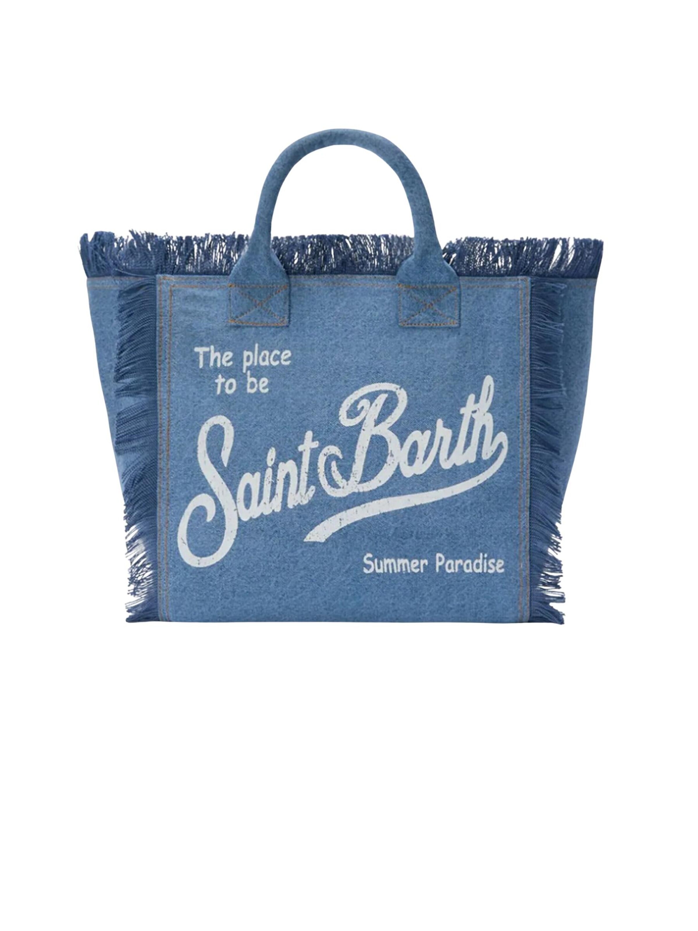 MC2 Saint Barth Shopper in Blauw: voorkant