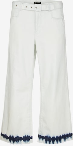 ÆNGELS Loosefit Jeans in Wit: voorkant