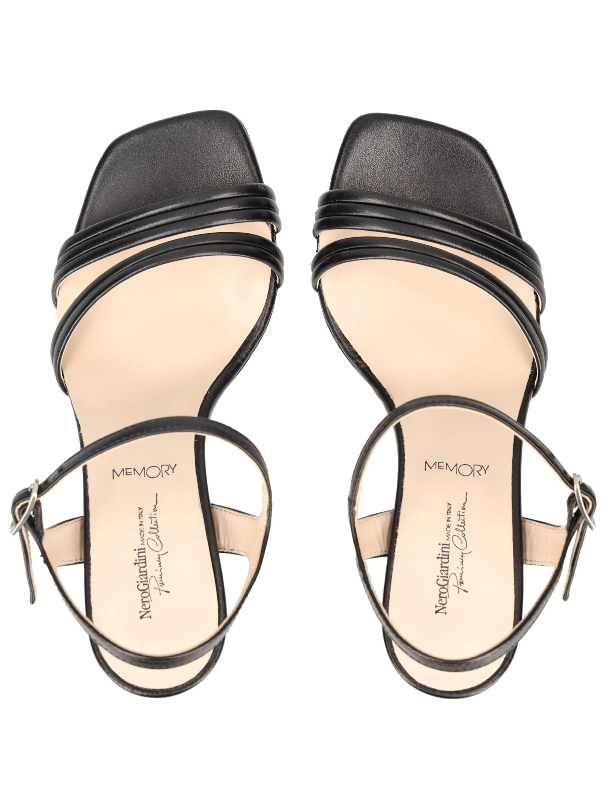 Sandalo con cinturino di Nero Giardini in nero