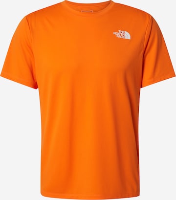 THE NORTH FACE Koszulka funkcyjna w kolorze pomarańczowy: przód