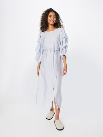 Robe 'Paulia' MSCH COPENHAGEN en bleu : devant