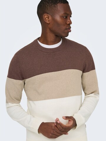 Only & Sons Свитер 'ONSREX' в Белый