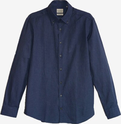Black Label Shirt Zakelijk overhemd 'MELANGE' in de kleur Donkerblauw, Productweergave