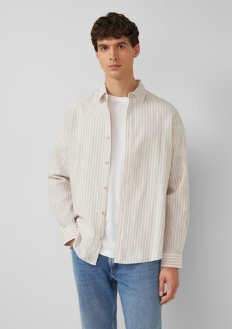 s.Oliver Regular Fit Hemd in Beige