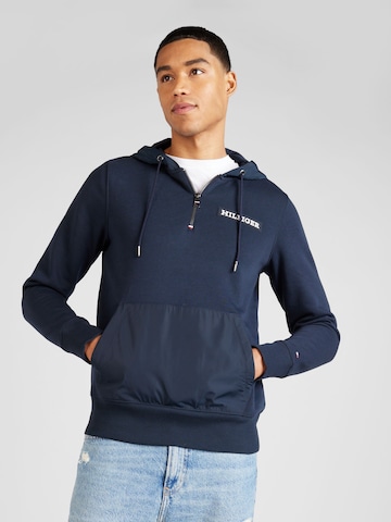 Sweat-shirt TOMMY HILFIGER en bleu : devant