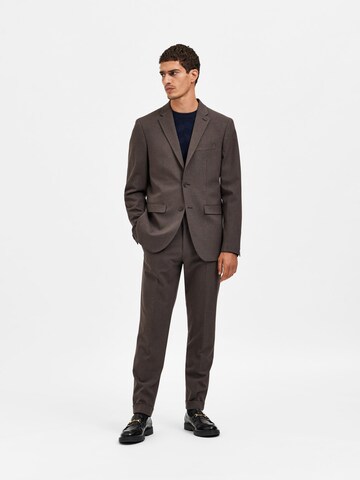 SELECTED HOMME Regular fit Business blazer 'STOCKHOLM' in Grey