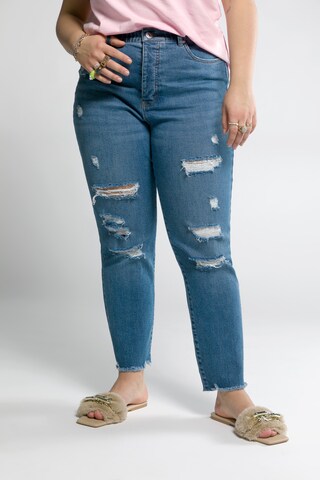 Studio Untold Skinny Jeans in Blauw: voorkant